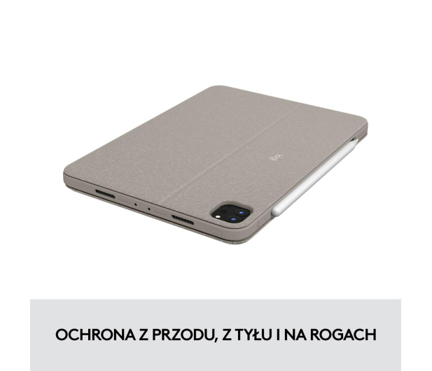 Logitech Combo Touch iPad Pro 11" (1., 2., 3 i 4 gen) piaskowy - 678732 - zdjęcie 8